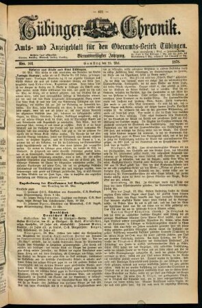 421-438, 25. Mai (Nro. 101) - 29. Juni (Nro. 104)
