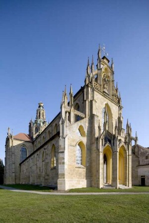 Katholische Kirche Mariä Himmelfahrt, Sankt Wolfgang und Sankt Benedikt, Kladrau, Tschechische Republik