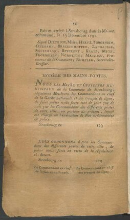 Modèle Des Mains-Fortes