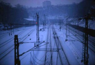 Stuttgart Nord Gleisanlagen Südportal Pragtunnel Vorortgleis