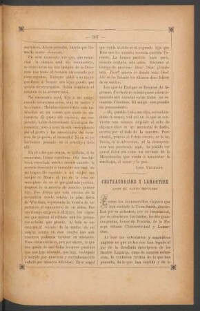 Chateaubriand y Lamartine : Ante el santo sepulcro