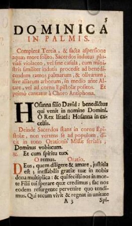 5-38, Dominica in Palmis.
