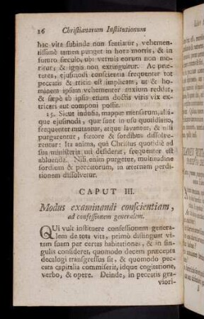 16-17, Qui vult instituere confessionem ...