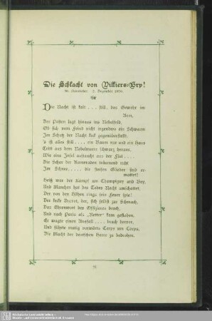 Die Schlacht von Villiers-Bry!
