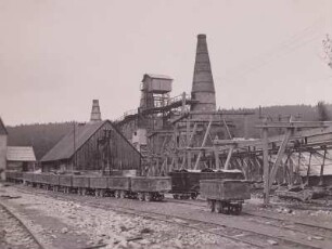 Hermsdorf, Kalkwerk : Kalköfen und Gleiszubringer