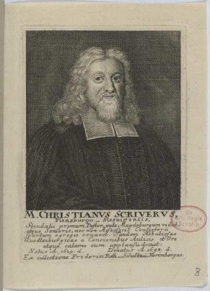 Bildnis des Christianvs Scrivervs