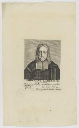 Bildnis des Fridericvs Lanckisch