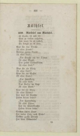 Räthsel