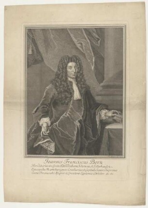Bildnis des Joannes Franciscus Born