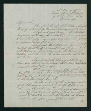 Brief vom 6. Juni 1870