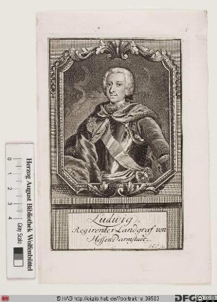Bildnis Ludwig VIII., Landgraf von Hessen-Darmstadt (reg. 1739-68)