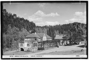 Ottomühle im Bielatal. Sächsische Schweiz