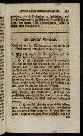 479-501, Funfzehntes Gespräch - Sechszehntes Gespräch