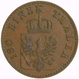 Münze, 2 Pfennig, 1846