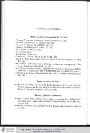 Fuentes manuscritas