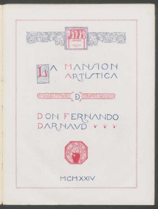 La mansión artística de Don Fernando Darnaud