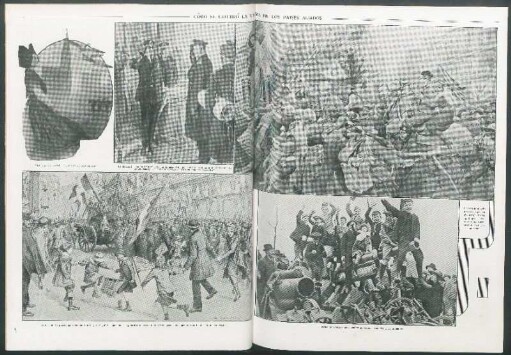 Cómo se celebró la victoria en los países aliados [Dibujos y Fotografía]