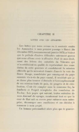 Chapitre II. Luttes avec les Annamites