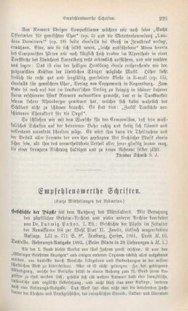 223-228 Empfehlenswerthe Schriften