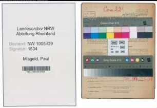 Entnazifizierung Paul Misgeld , geb. 16.02.1916 (Kaufm.Angestellter)