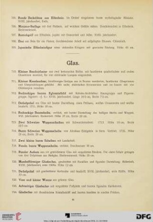 Glas (Nr. 710-771)