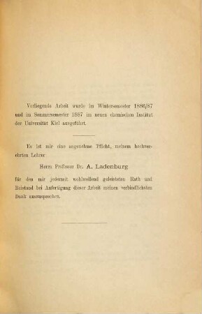 Ueber Alpha-Methyl-Alpha-Aethyl- und Alpha-Methyl-Gamma-Aethylpyridin und ihre zugehörigen Hexahydrobasen : ein Beitrag zur Kenntniss der Collidine
