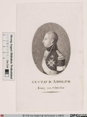 Bildnis Gustaf IV. Adolf, König von Schweden (reg. 1792(96)-1809)