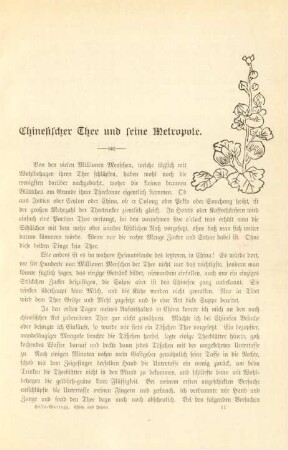 Chinesischer Thee und seine Metropole