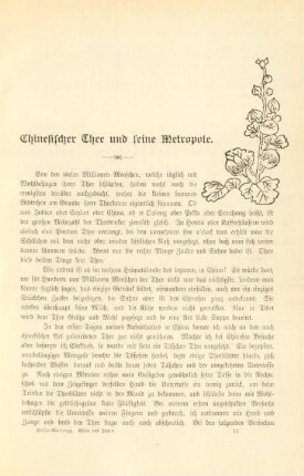 Chinesischer Thee und seine Metropole
