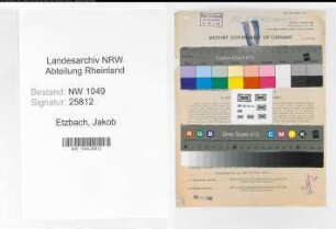 Entnazifizierung Jakob Etzbach , geb. 06.10.1895 (Kaufmaennischer Angestellter)