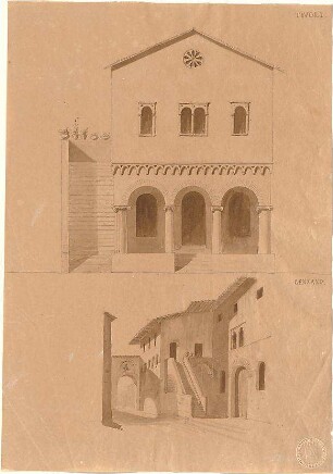 Gärtner, Friedrich von; Tivoli (Latium, Italien); Villa - Ansichten
