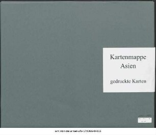 Ost-Turkestan, Mongolei, Mandschurei, Reisen von Sven Hedin, Filchner, Futterer, Stein, Kozlow u.a. : 1881-1890 : Kartensammlung