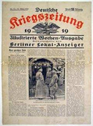 Illustrierte Wochen-Ausgabe des "Berliner Lokal-Anzeiger" zu den revolutionären Kämpfen in Berlin