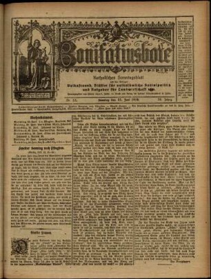 Ausgabe vom Sonntag, den 22. Juni 1919.
