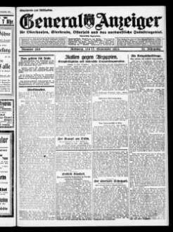 General-Anzeiger für Oberhausen, Sterkrade, Osterfeld und das nordwestliche Industriegebiet. 1921-1930