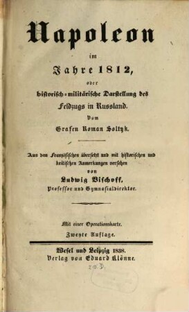 Napoleon im Jahr 1812