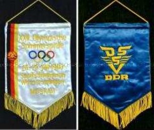 Erinnerungswimpel der Olympischen Sommerspiele 1980