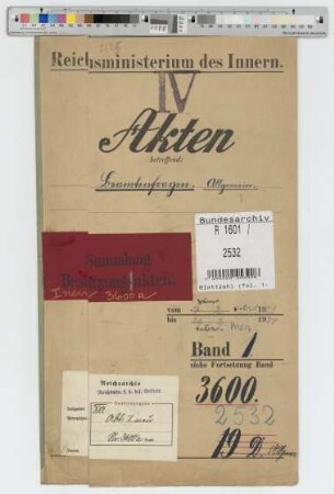 Beamtenfragen. Allgemein