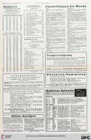 Nr. 43 (27. Okt. 1935), S. 3: Preisberichte