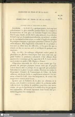 Production Du Froid Et De La Glace