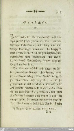 Gewächse