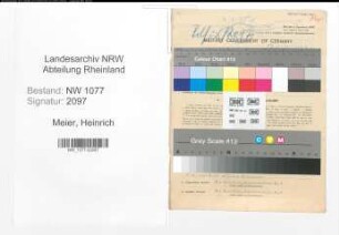 Entnazifizierung Heinrich Meier , geb. 19.10.1891 (Kriminalbeamter)