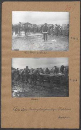 Kriegsgefangenenlager Puchheim (Beim reinigen der Leibwäsche)