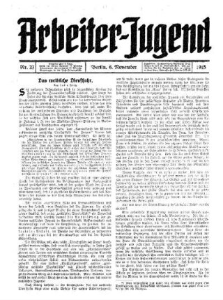 Das weibliche Dienstjahr