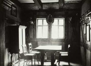 Frohnau, Frohnauer Hammer, ehemaliges Herrenhaus, Blick in die Diele