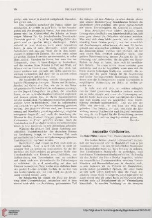 12: Angepaßte Gehölzsorten