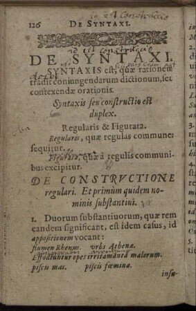 De Constructione regulari. Et primum quidem nominis substantivi