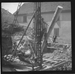 Brückenbaustelle Ort unbekannt
