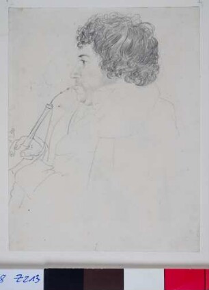 Bildnis des Malers Johann Martin von Rohden im Profil