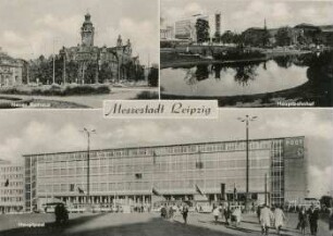 Messestadt Leipzig: Neues Rathaus, Hauptbahnhof, Hauptpost